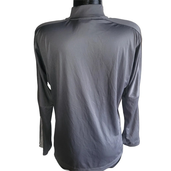 Adidas Gray Quarter-Zip Rhode Island Rams Sideline Aeroready Jacket L - Picture 3 of 4